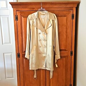 Michael Kors gold satin jacket